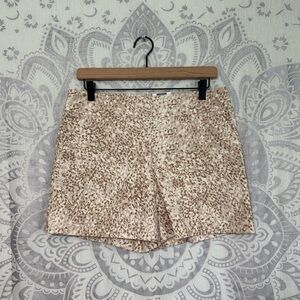 Nwt Walmart Time & And Tru True Millennium 4” Dress Shorts Pull On Beige Tan M